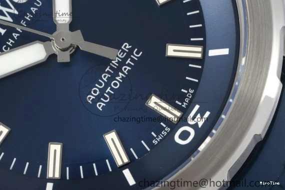 MIROTIME 0518 WellDesigned Aquatimer Automatic SS RSF 1:1 Best Edition Blue Dial on Blue Rubber Strap A 7057
